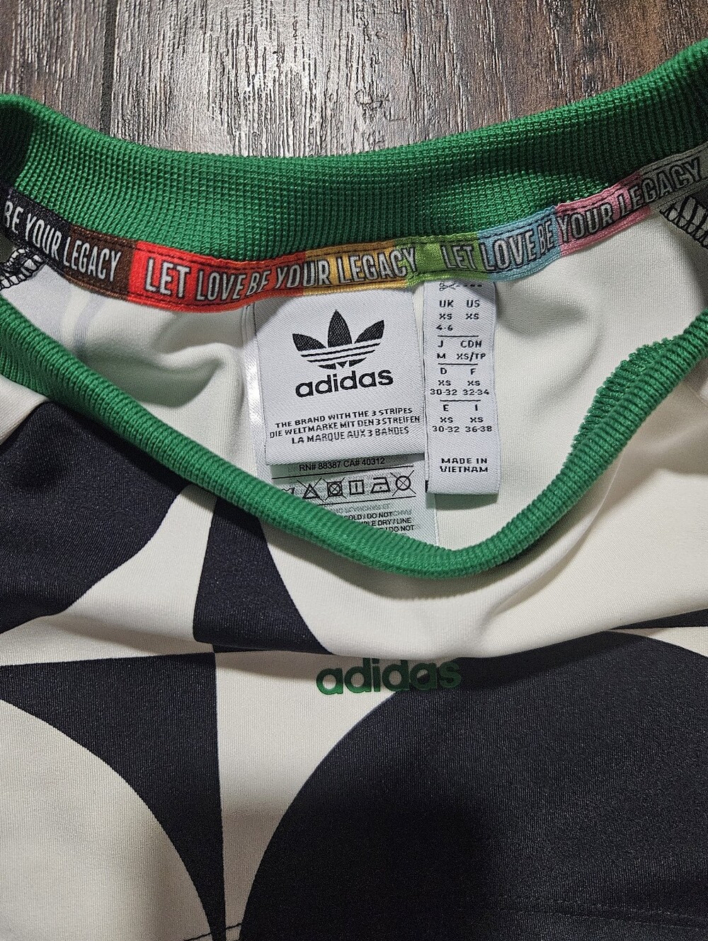 Rich Mnisi x Adidas "Love Unites" 2 Piece Top XS - Picture 7 of 9